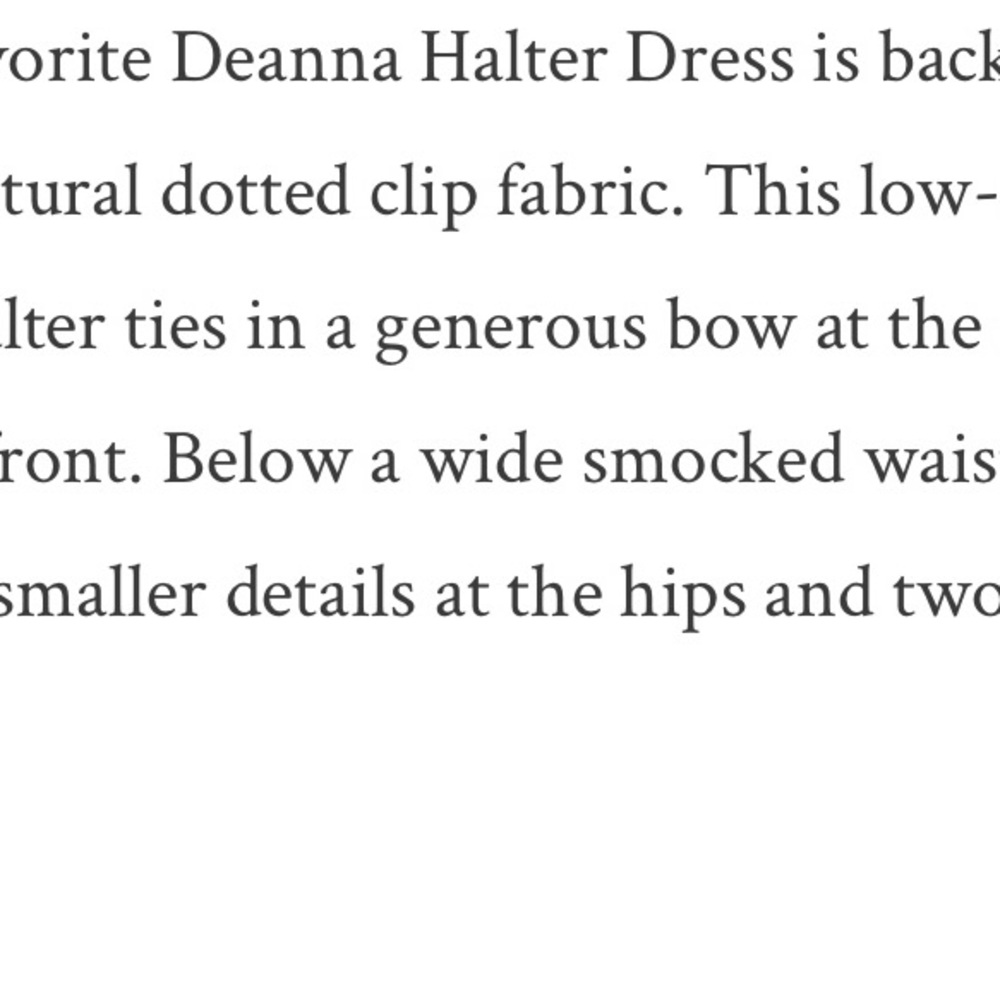 ⭐️⭐️LoveShackFancy Deanna Halter Dress⭐️⭐️ ‼️‼️Price Drop‼️‼️ - Picture 6 of 8